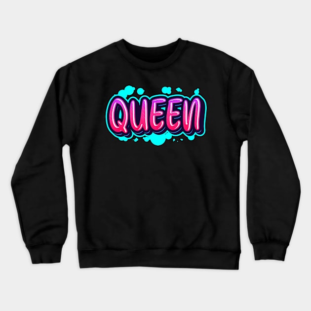 Diseño Urbano Queen Crewneck Sweatshirt by FantasySAMM